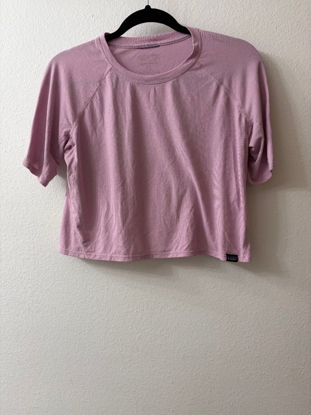 Patagonia Capilene Cool Trail Crop T-Shirt - Women's MILKWEED MAUVE  Size: XS